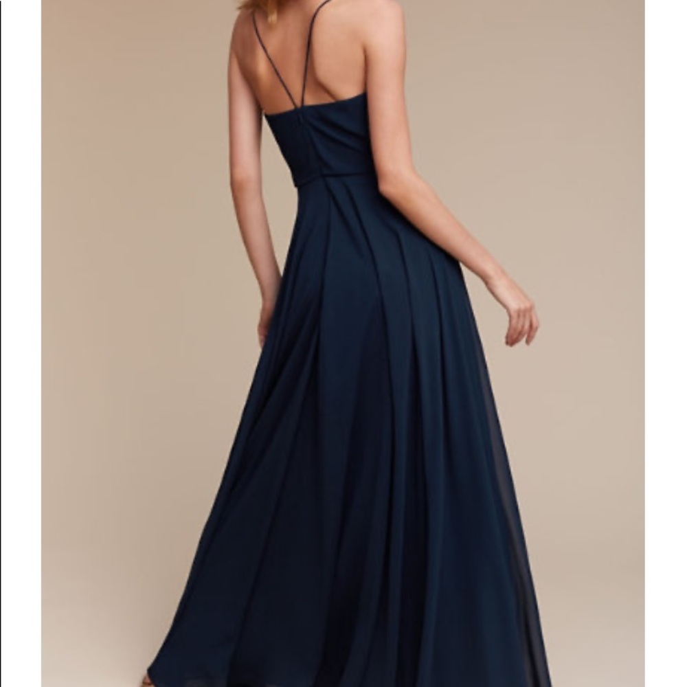 BHLDN - Jenny Yoo 💙 navy bridesmaid dress - Picture 3 of 5